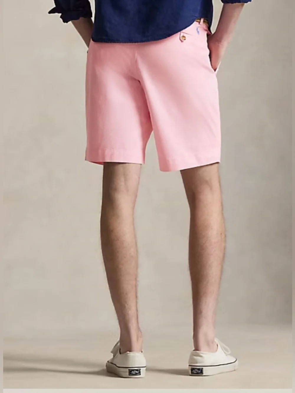 Polo Ralph Lauren Bedford Classic Fit Chino Short 9” Size 34 Pink NWT